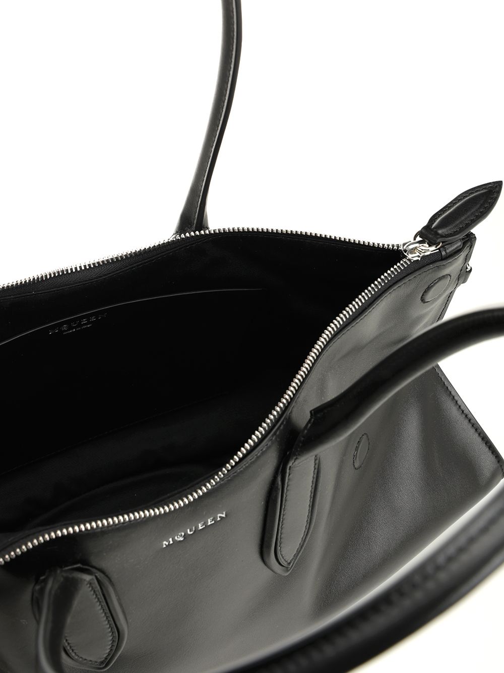 Mcqueen Manta Shoulder Bags - Black | d905b182e52ab27d6440ce40eba9ded81f9b94d5
