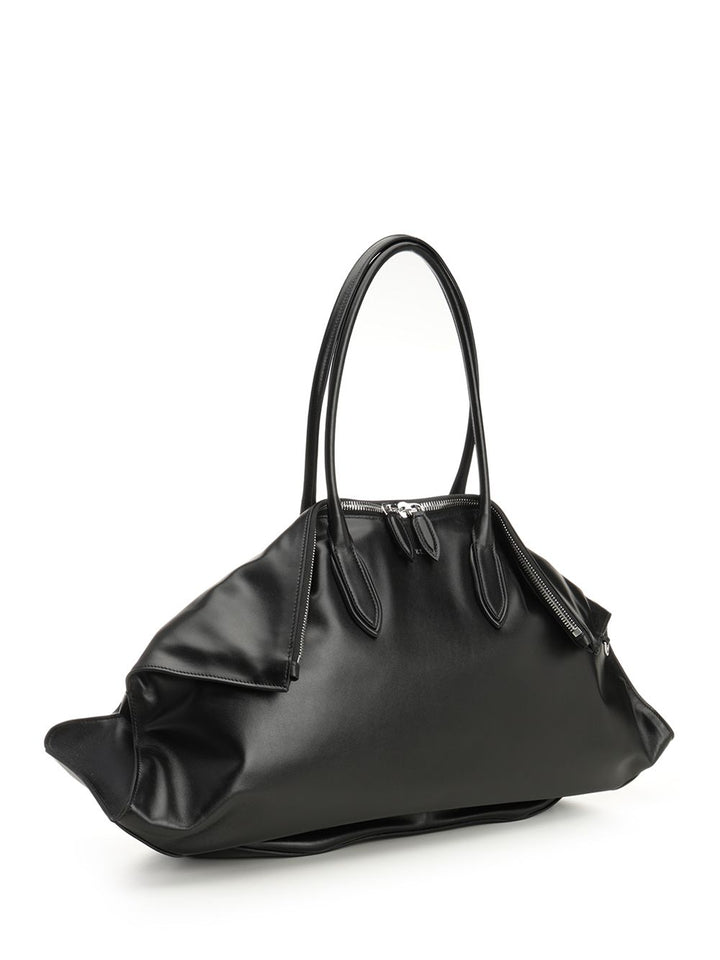 Mcqueen Manta Shoulder Bags - Black | be89ade0e0e990b67514c9540adabab75bcbe6b9