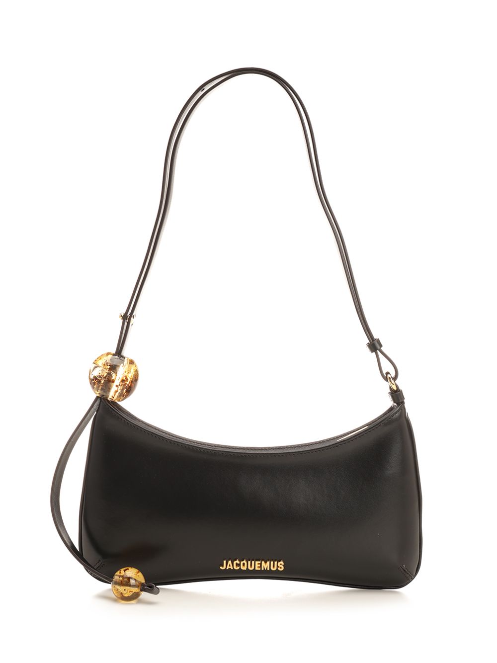 Jacquemus Il Bisou Perle Shoulder Bags - Black | bd6a905316b31671d5028d7ff9ac2f3fb1a51e18