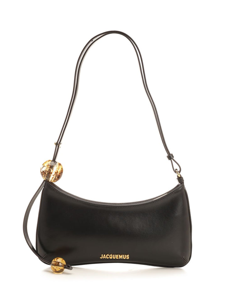 Jacquemus Il Bisou Perle Shoulder Bags - Black | bd6a905316b31671d5028d7ff9ac2f3fb1a51e18