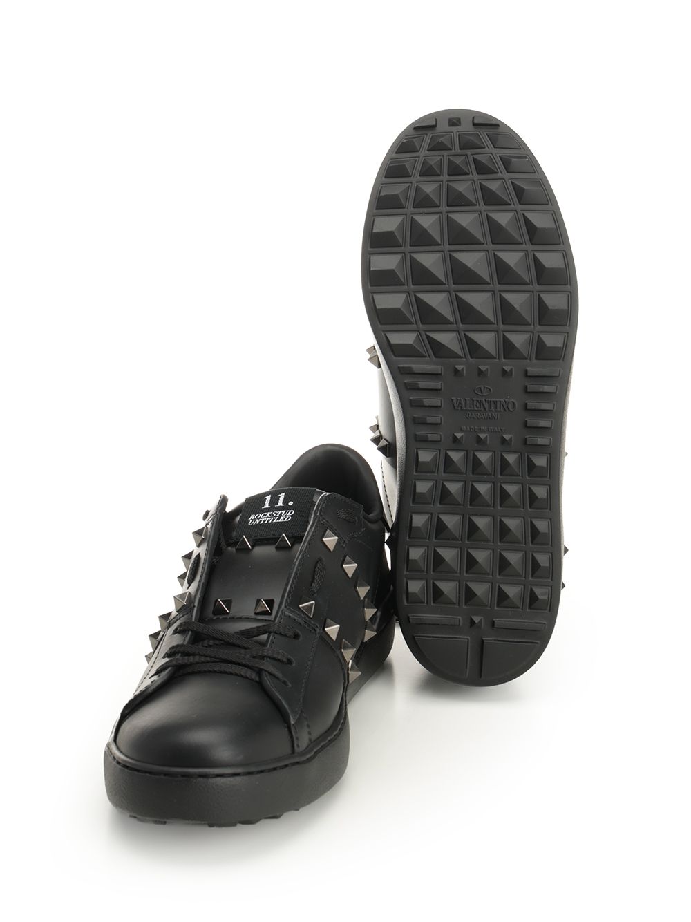 Valentino Garavani Rockstud Untitled Sneaker Sneakers - Black | b3ea41239bdffc691a4b660ef6a592adfe40dd10