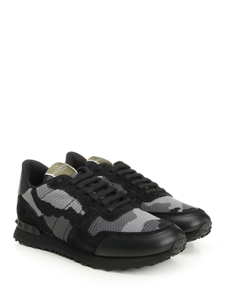 Valentino Garavani Rockrunner Sneakers - Black | 9e28a028c2c297743c71d513cd683ab9d1606443