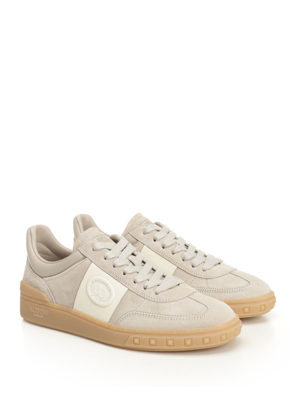 Valentino Garavani Upvillage Suede Sneakers - Grey | eaea182a1d47b21d76a316b2fd6be9d4997f8e01