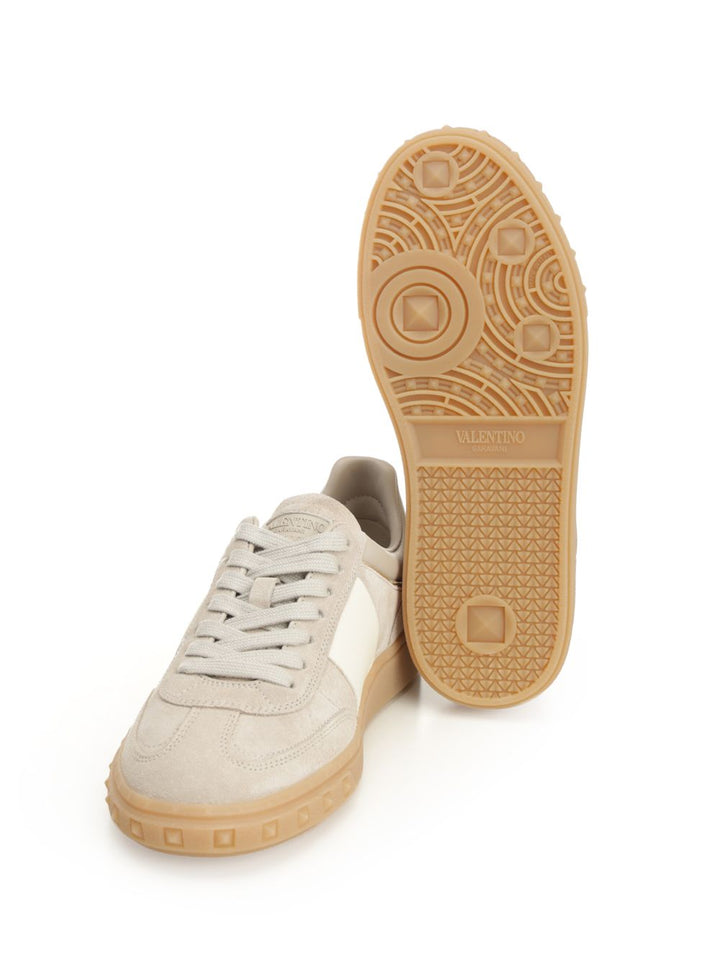 Valentino Garavani Upvillage Suede Sneakers - Grey | 07cfceb10b852679e2889c8e6e1ee80ae5e829aa