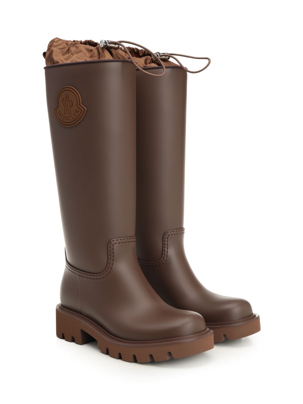 Moncler Kickstream High Rain Boots - Brown | b6ef4eb1160c7f99421693a77bf0741a6795c12e