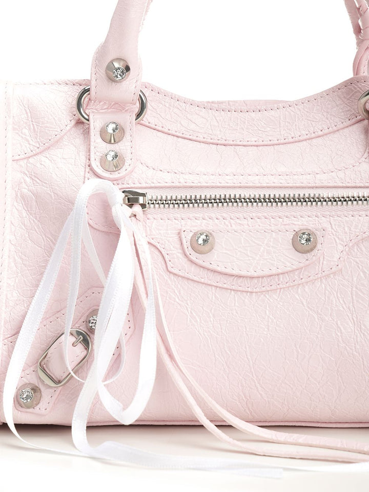 Balenciaga Le City Mini Handbags - Rose | be02503a12e93b17315be60c4bc46ad9e4ab9b03