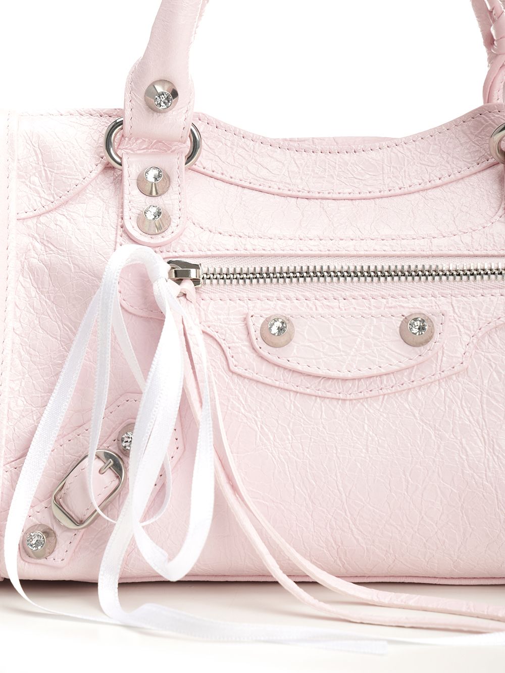 Balenciaga Le City Mini Handbags - Rose | be02503a12e93b17315be60c4bc46ad9e4ab9b03