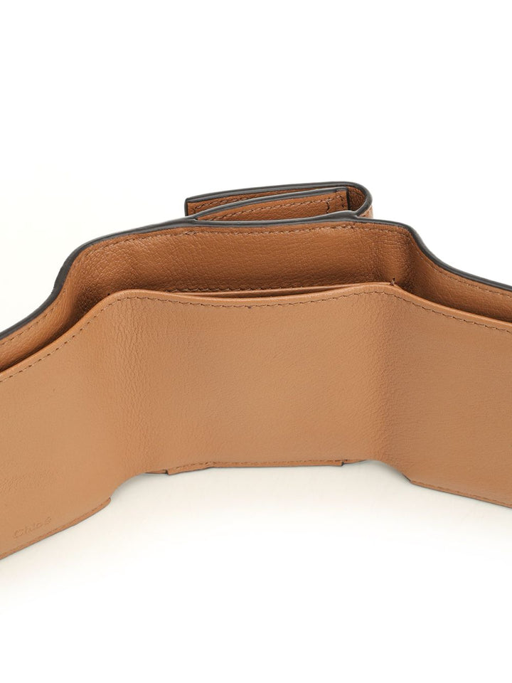 Chloe' Paddington Mini Trifold Wallet Wallets - Brown | 51c6aaee40eaebcf8960e0ade441aa63327d4fd6