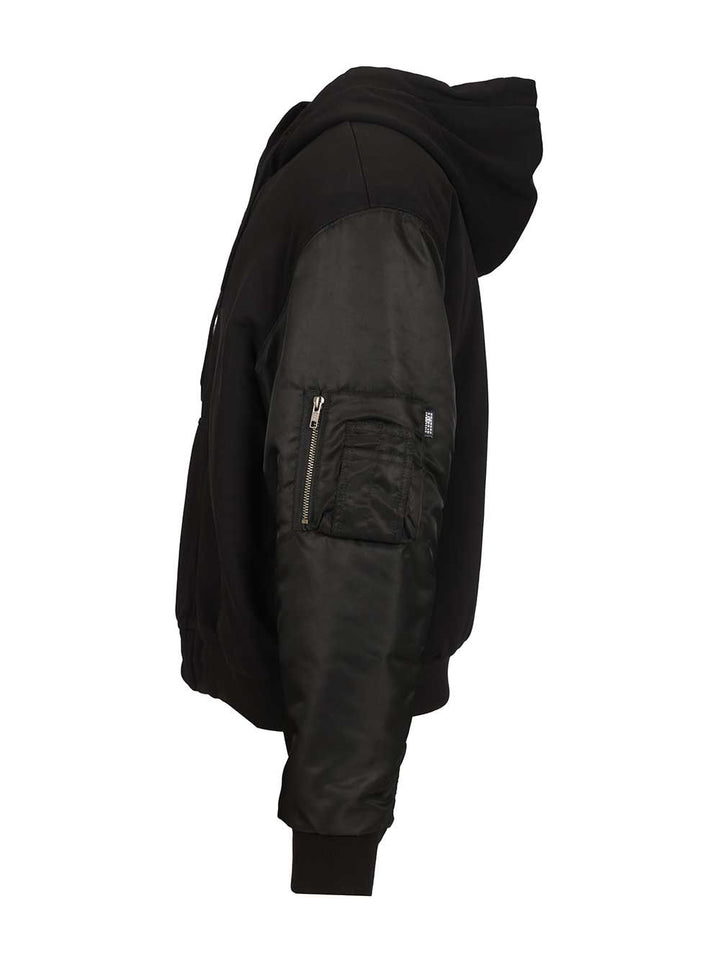 Mm6 Maison Margiela Hooded Jacket Jackets - Black | bb15b3fb117a4aaebb09f8fb6fed116461cc998b