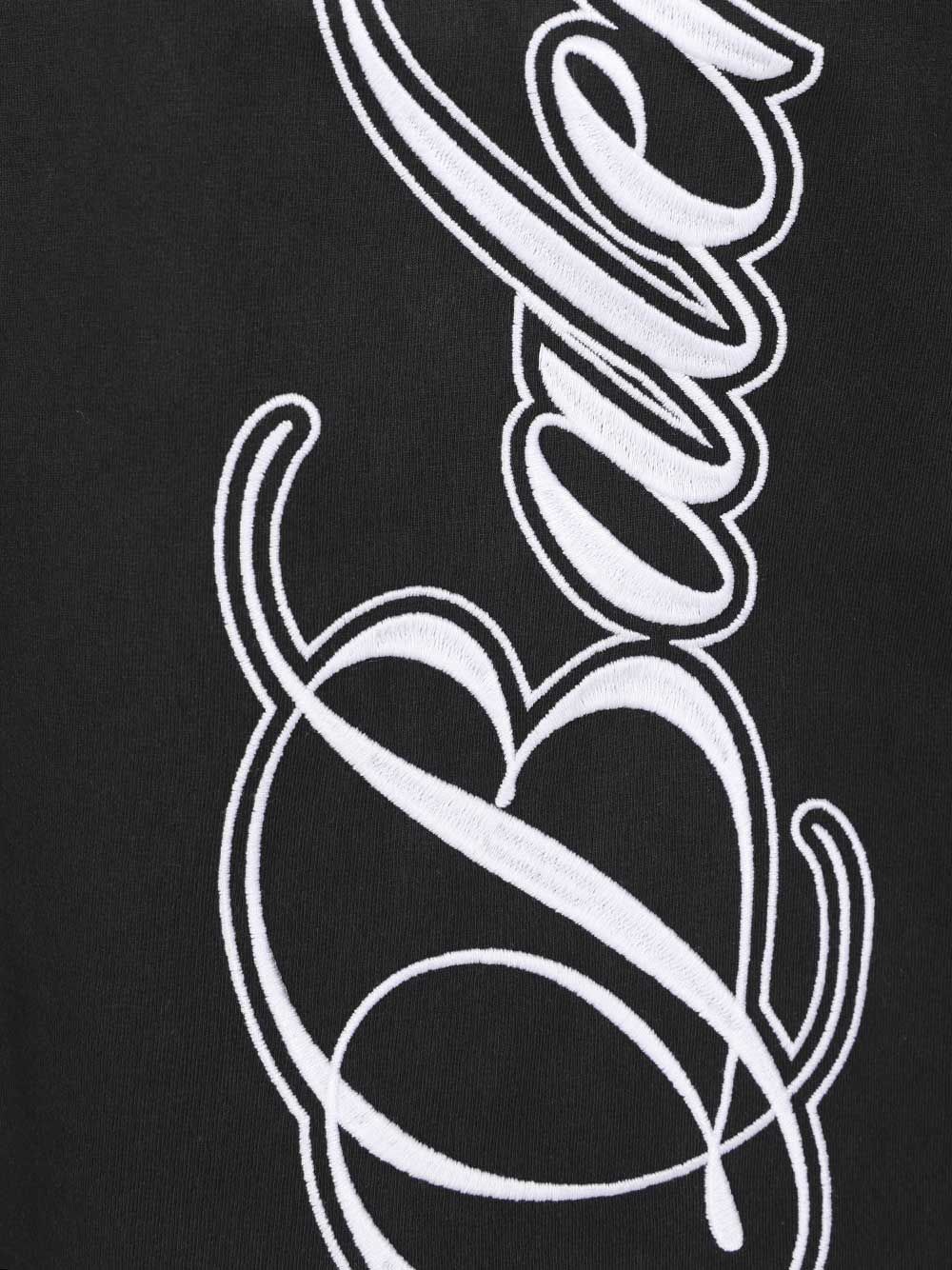 Balenciaga Cursive T-Shirt - Black | 355e1b2d532819c43e13ca0b0dc1d21b8793e6c5