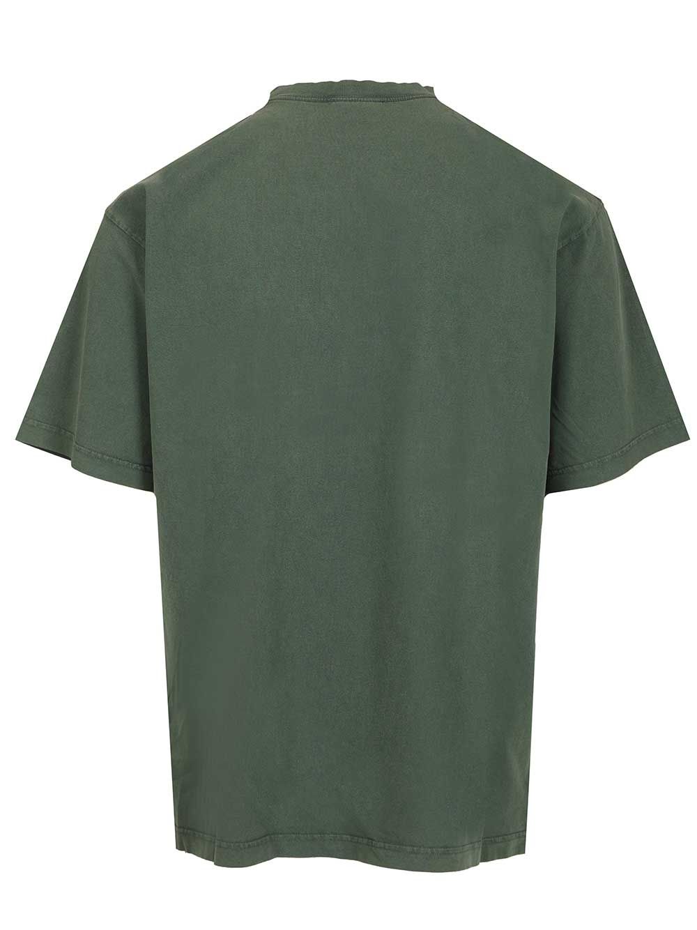 Balenciaga Laurel T-Shirt - Green | 938ddc7296ad02901b8d60acced3b096817576af