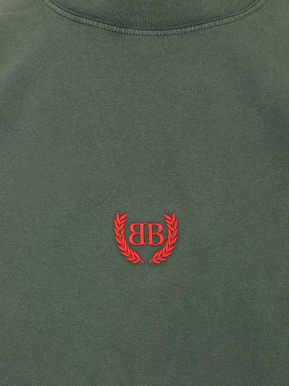 Balenciaga Laurel T-Shirt - Green | 59ca66d524633aa6a35e69ca7ae5798f14cd287d