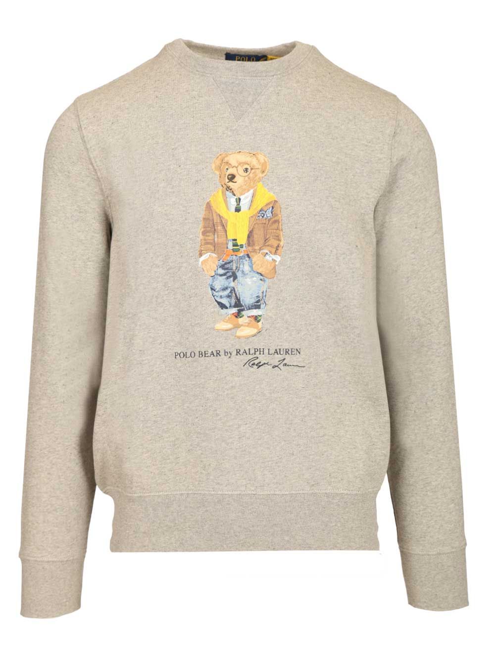 Polo Ralph Lauren Polo Bear Sweatshirt Sweatshirts - Grey | aad289cc1308b5154f1e185fb9f2d07aacf93d25