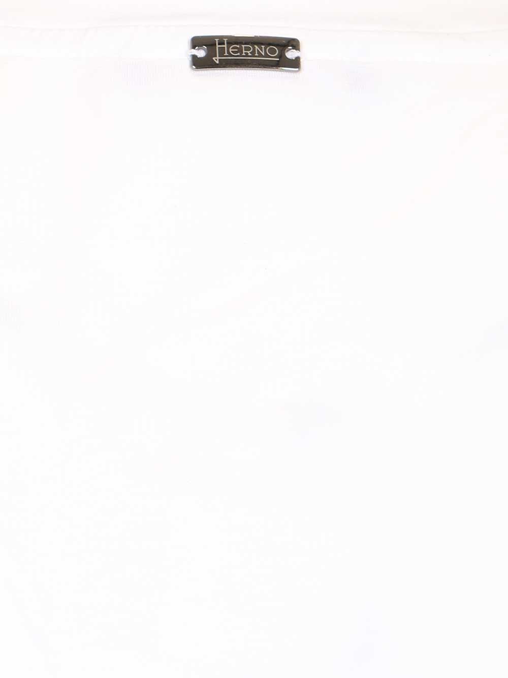 Herno Crew Neck T-Shirt - White | 4bf543eba5ba7e089d9a9880cbc9c46b7ded4e13
