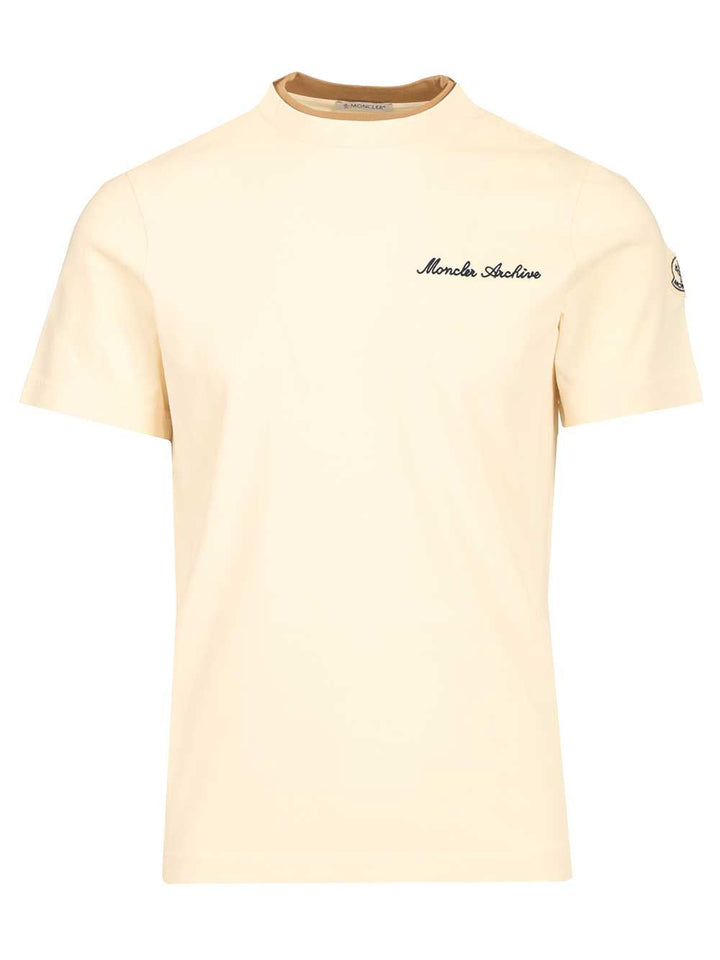 Moncler Double Layer T-Shirt - White | aee1230025db03f7ec19d844805d0ba5418ce67a