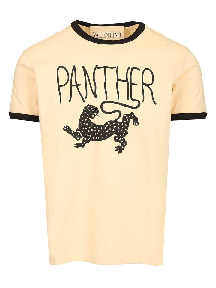 Valentino Garavani Panther T-Shirt - Beige | 1743b8fc0240d28d0e326533b4aa6b5805f23308