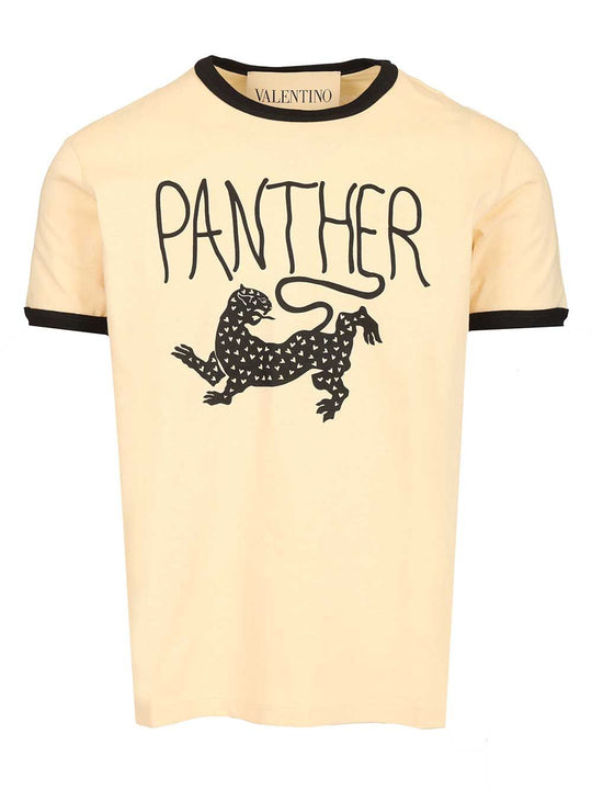 Jersey,Reg,Pr. Panther | Panther | Cotton Jersey T-Shirt White