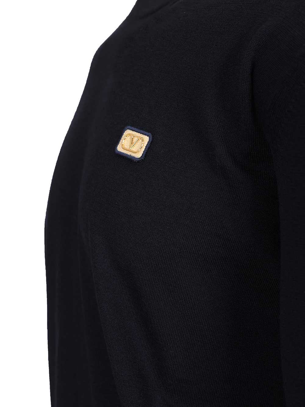 Valentino Garavani Valentino Wool Sweater Knitwear - Blue | 48a5e01eca4a0334de3109cb8c1ed19caca060fe