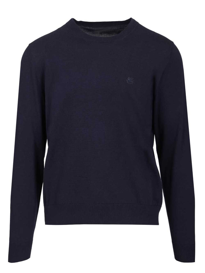 Etro Cotton Sweater Knitwear - Blue | a03d2fc6e7e774007c57eb9ab4c5d885fe93268c