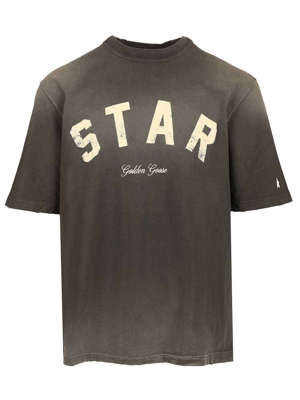 Golden Goose Deluxe Brand Star T-Shirt - Black | 8edd7dbb0408413e6e1f3b284fff4a67895d4d00