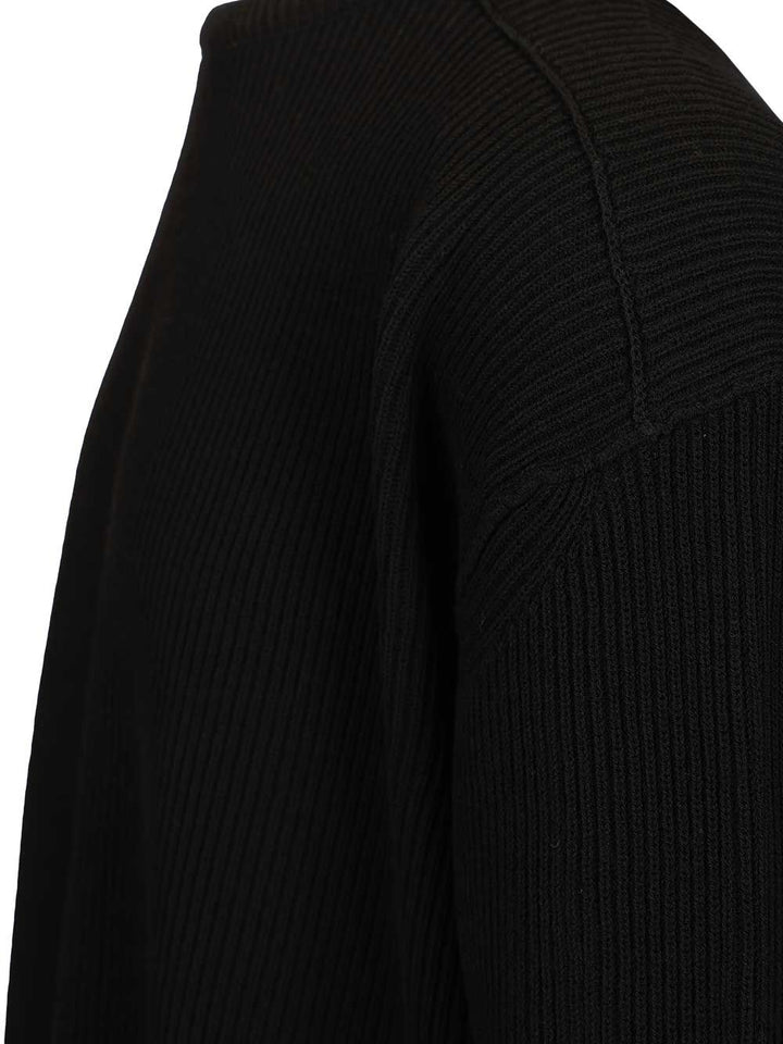 Rick Owens Jumbo Sweater Knitwear - Black | 0254b5a6ae83c8a4b63f614118833c99e328962a