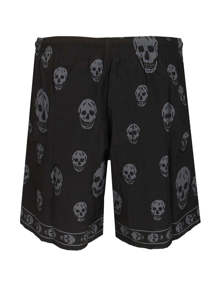 Mcqueen Swim Shorts With Skull Motif Trousers - Black | ede4cd0bfeb6a90d07733d41523991658810dc1e