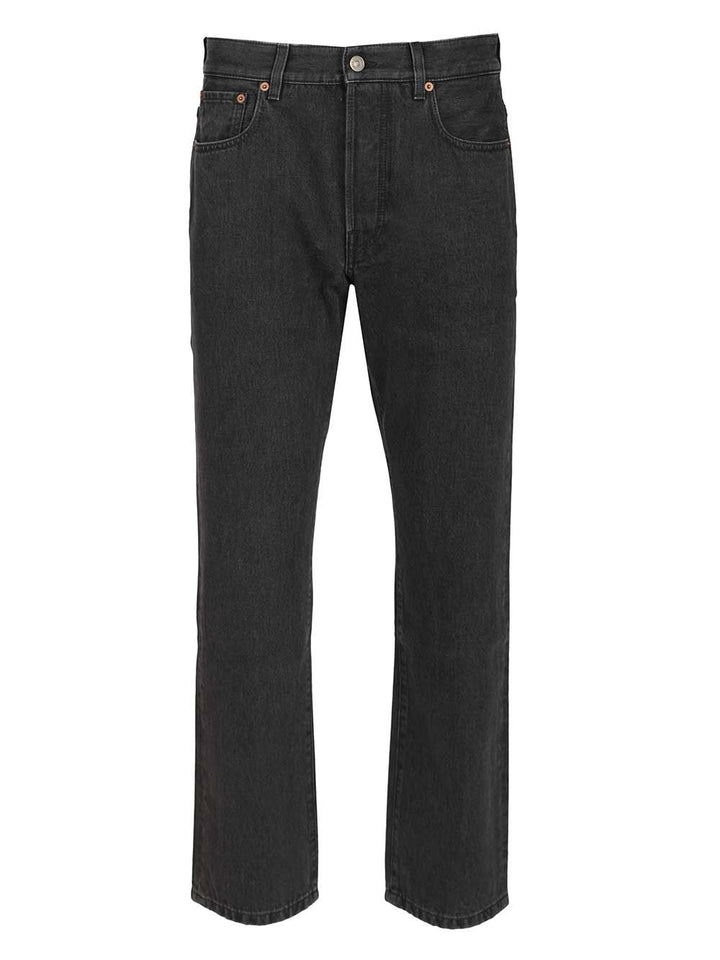 Valentino Garavani Five-Pocket Jeans - Black | c08e42b48c744787d23e4f3d10d46afd565a109f