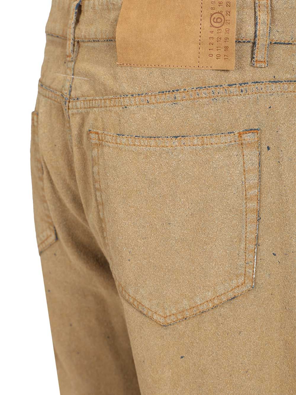 Mm6 Maison Margiela Straight-Leg Jeans - Beige | e77703c6fabe9df1f908c29857258ad787b3911c