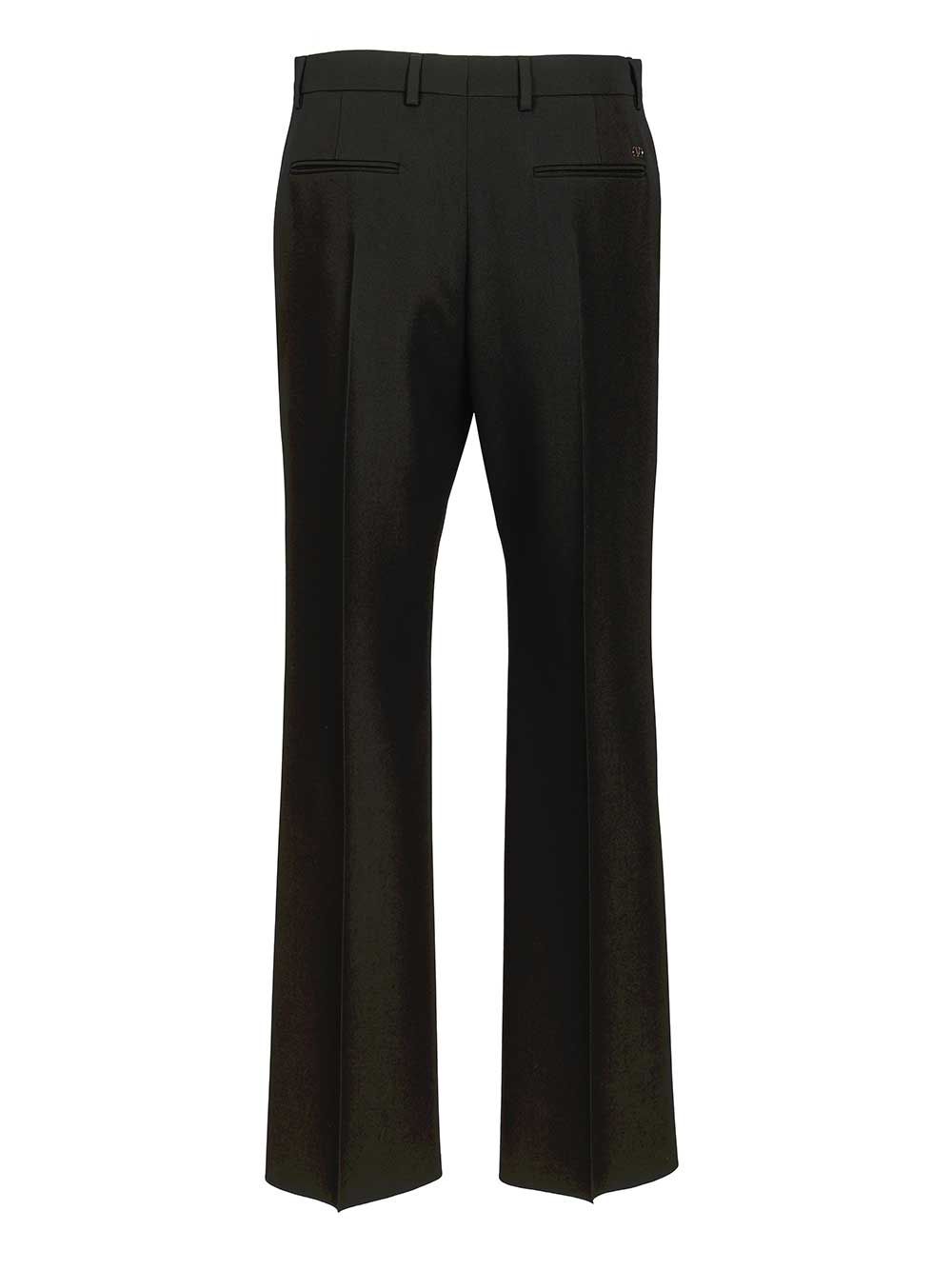 Valentino Garavani Formal Wool Trousers - Black | 8a08b010e470156d5c5f7d96ad45f791c6173d64
