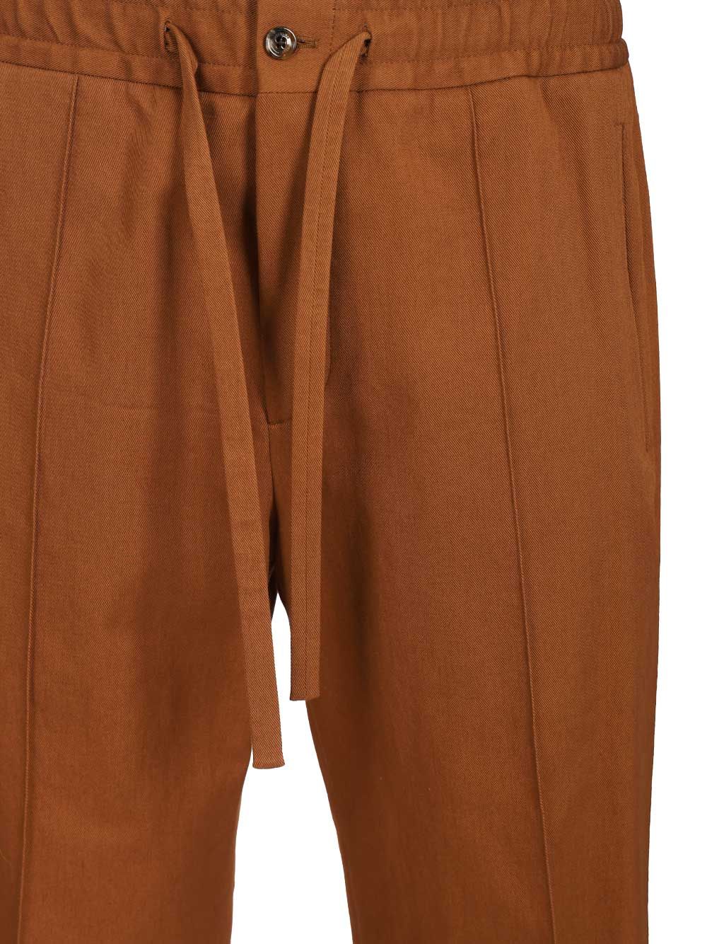 Valentino Garavani Classic  With Pleats Trousers - Brown | ae4b5cbca9f77d54bc7a46a7e0395943d689e51f