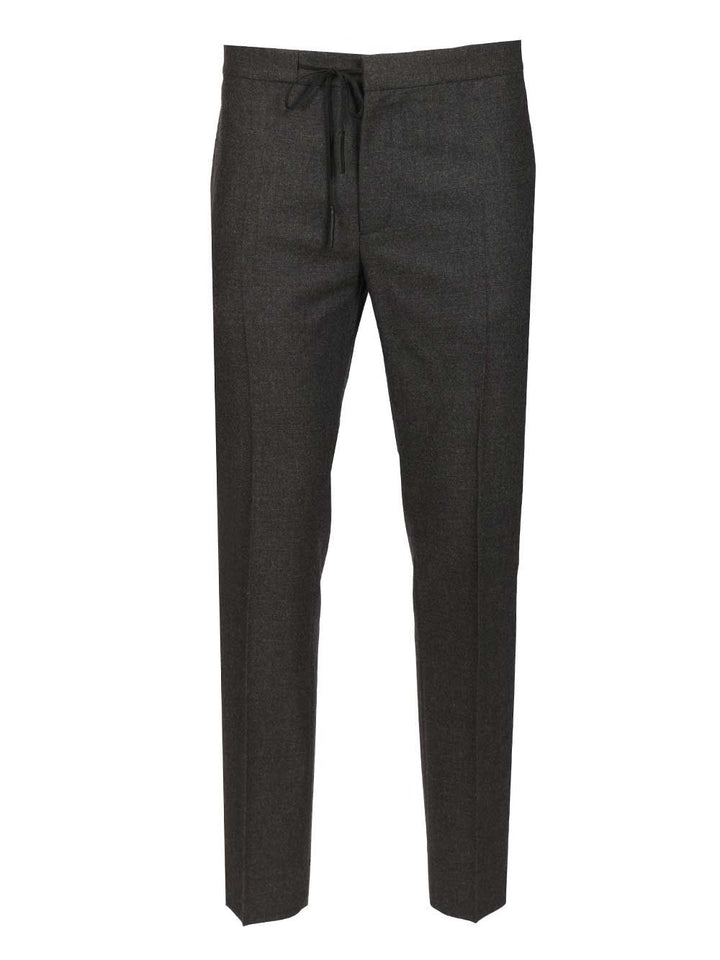 Maison Margiela Tailored Wool Trousers - Grey | 853faf33ac2fc88e288be30e9b878f10ddd19b88