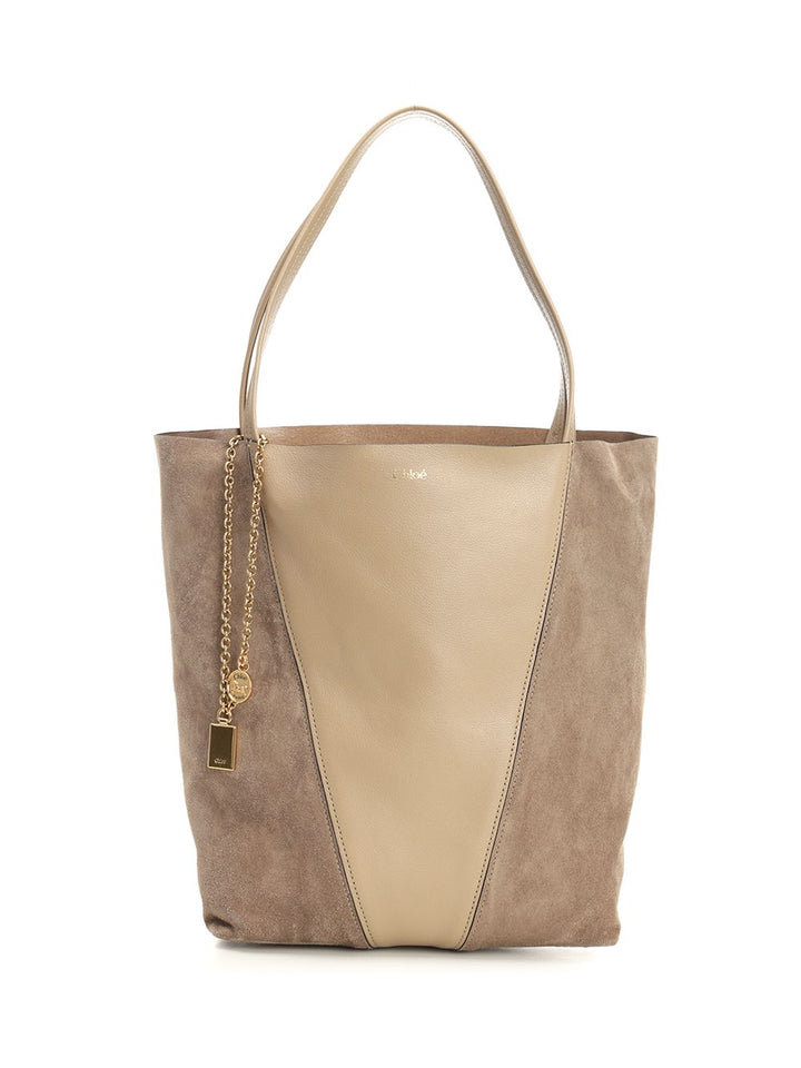 Chloe' Chloé Spin Shoulder Bags - Brown | 74847242be64e2d5fc4d9c136418f0bad79d52f7