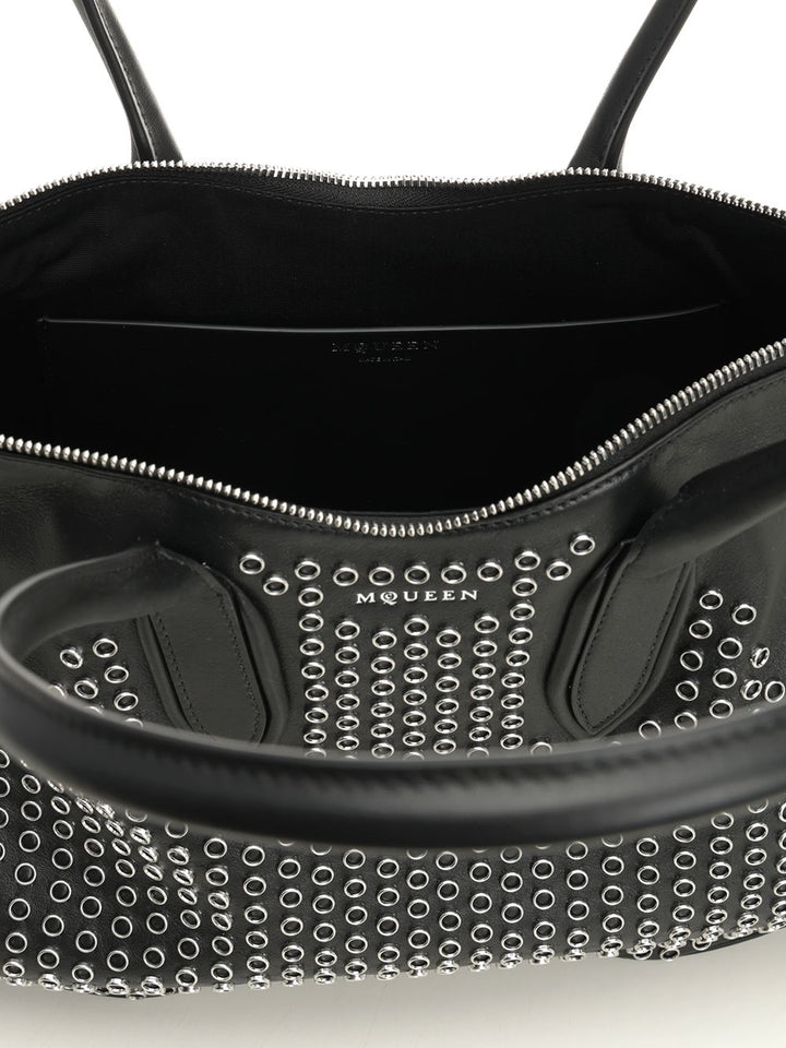 Mcqueen Manta Shoulder Bags - Black | 6e212b4a386952f68b7f8dfedb0cf96af7067dce