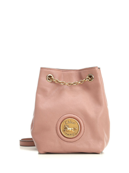 P582 - Horse Medal Crossbody Bags Rose