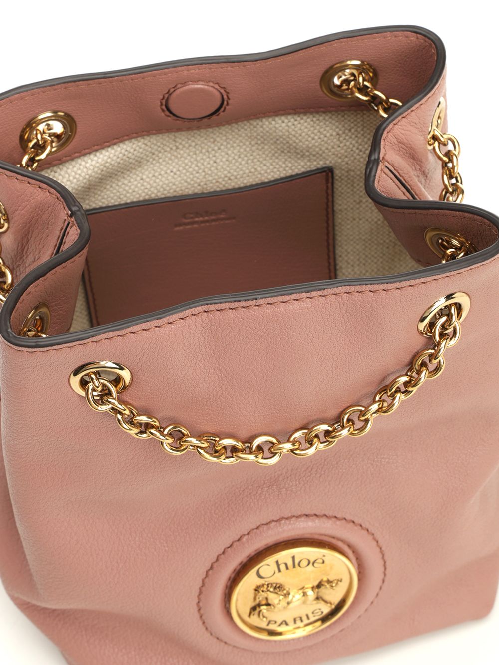 Chloe' P582 - Horse Medal Crossbody Bags - Rose | 2c5f9d1b96813580736728f9790656e33b36d320