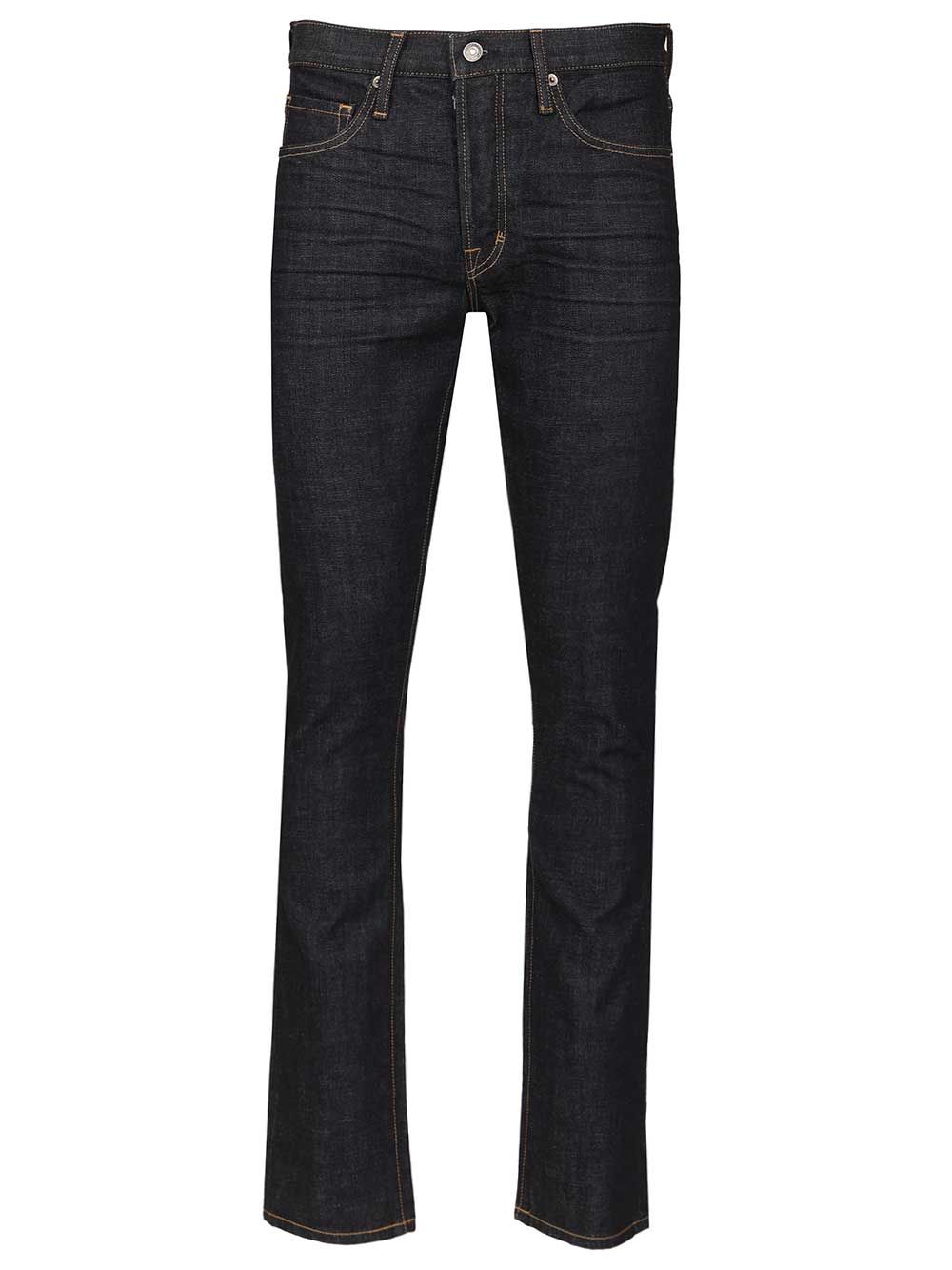 Tom Ford Selvedge Slim Fit Jeans - Blue | e05735e4902be9e1ba7a70271eef1fd5fad67f08