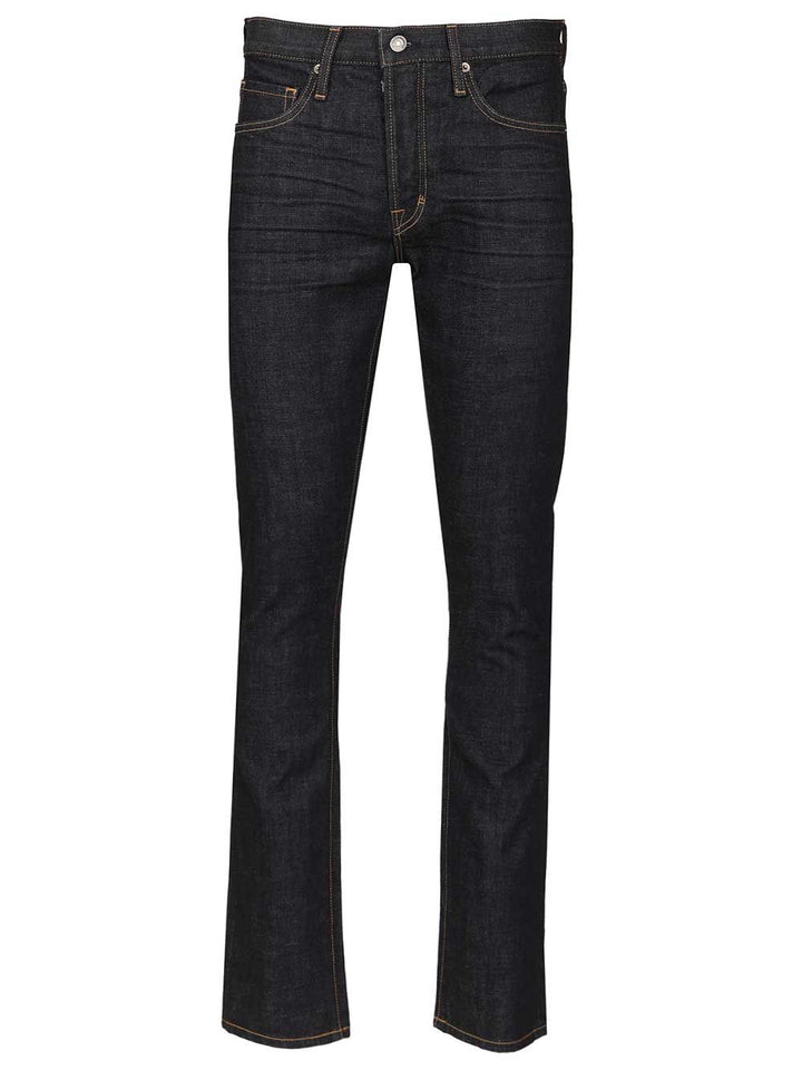 Tom Ford Selvedge Slim Fit Jeans - Blue | e05735e4902be9e1ba7a70271eef1fd5fad67f08