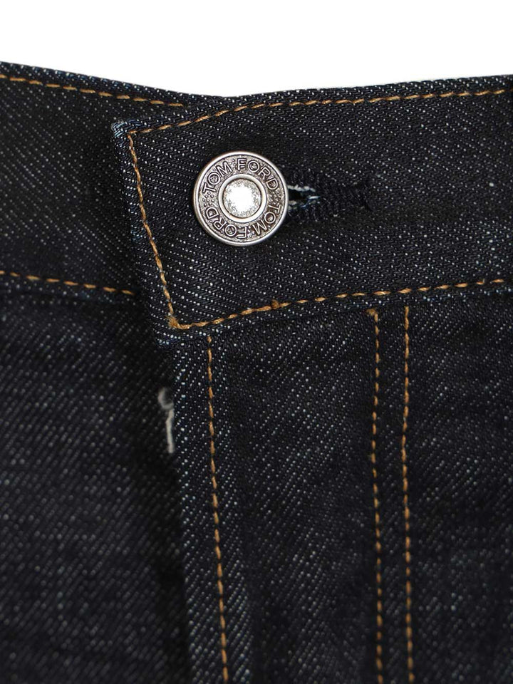 Tom Ford Selvedge Slim Fit Jeans - Blue | 342022a1c614fefce8b7ef349753acdddc9b0bb3