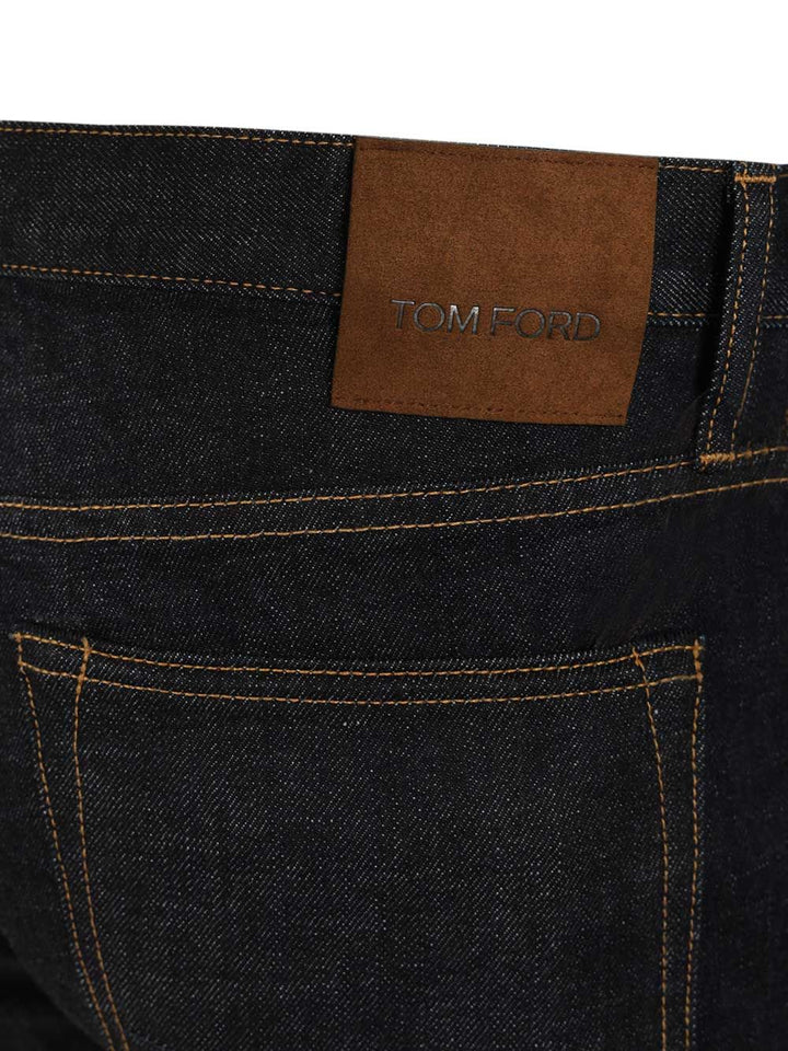 Tom Ford Selvedge Slim Fit Jeans - Blue | 6a96653f48fdbb4d0949a3890fcd8c1af0def973