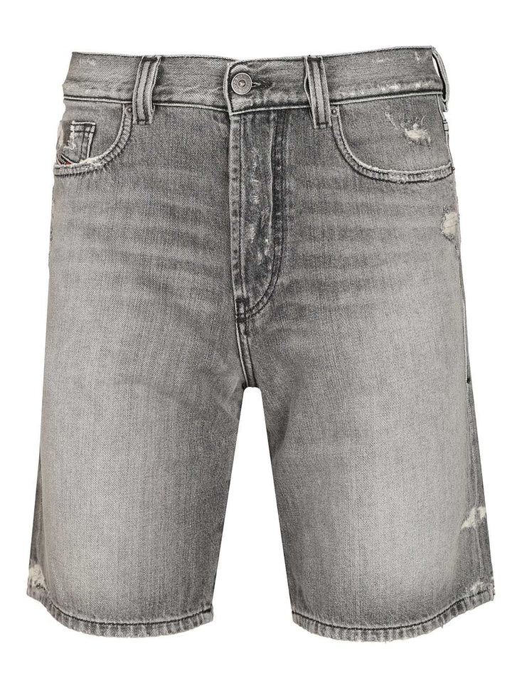 Diesel Denim Shorts Trousers - Grey | be4a63d2e8fbc777c389897a4fd18b68b9cb6527