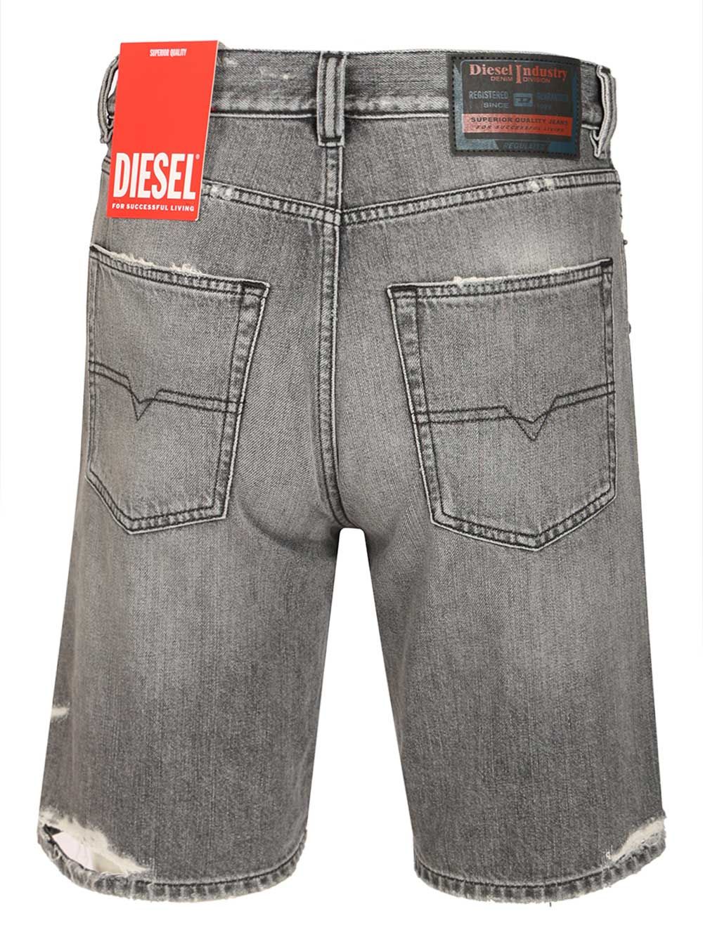 Diesel Denim Shorts Trousers - Grey | 0f724cb432da266a77ea9920f7b9413ca39efc7a