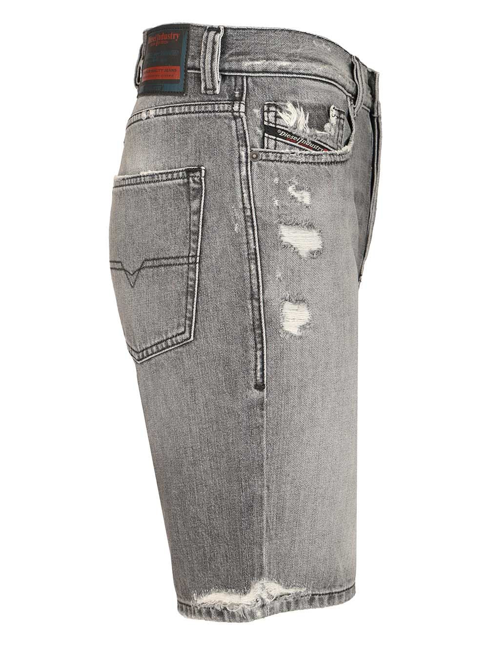 Diesel Denim Shorts Trousers - Grey | 4bb589667e36ac3ef533e5d5afc184e3bcc4bdbd
