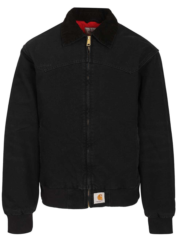 Carhartt Wip Og Santa Fe Jackets - Black | bc21042c505b0e1f5f964bd699c017d44bf2a369