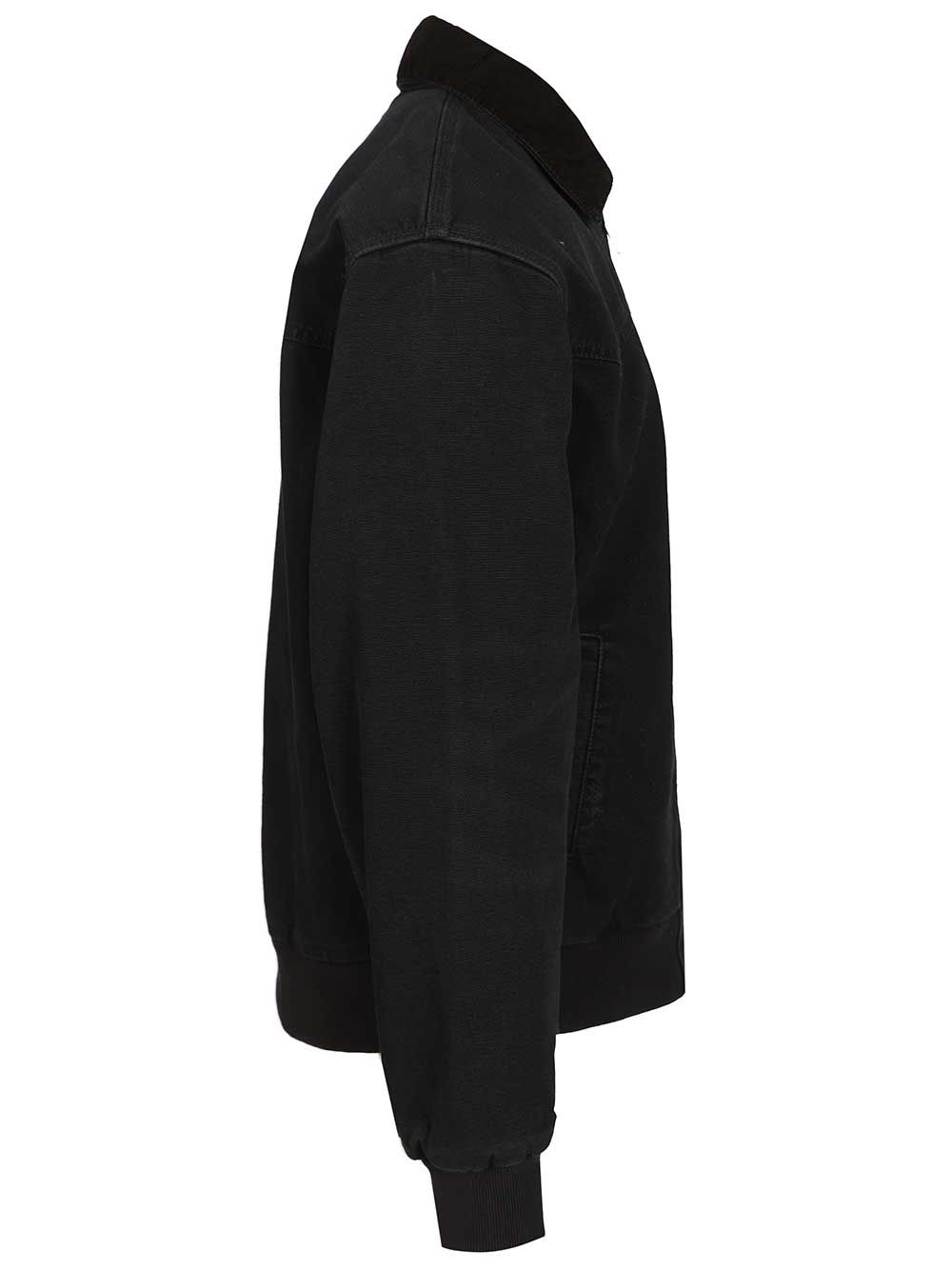 Carhartt Wip Og Santa Fe Jackets - Black | 62ba8cd2746f56f5836f5bc2e38321709848d853