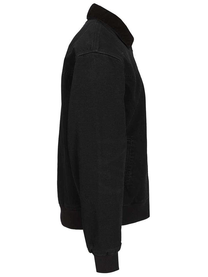 Carhartt Wip Og Santa Fe Jackets - Black | 62ba8cd2746f56f5836f5bc2e38321709848d853