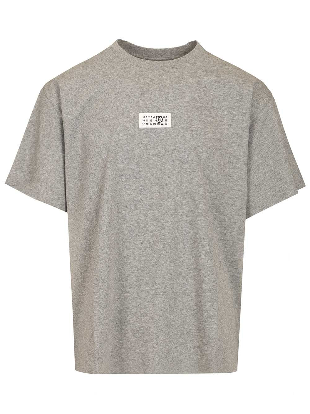 Mm6 Maison Margiela  T-Shirt - Grey | 08e8dd61e07d2ea769c14caf07e579c11c5e74e2