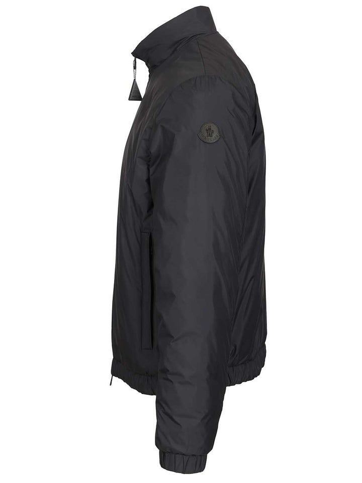 Moncler Berre Short Down Jacket Jackets - Blue | 8a805fabfda0e868547ce91edfa3181f761da598