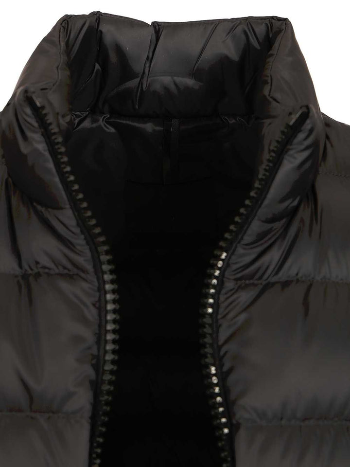 Moncler Deneb Down Padded Vest Coats - Black | fa7466d0d68c44e57e73a34ca14cbfc0e91c4e3c