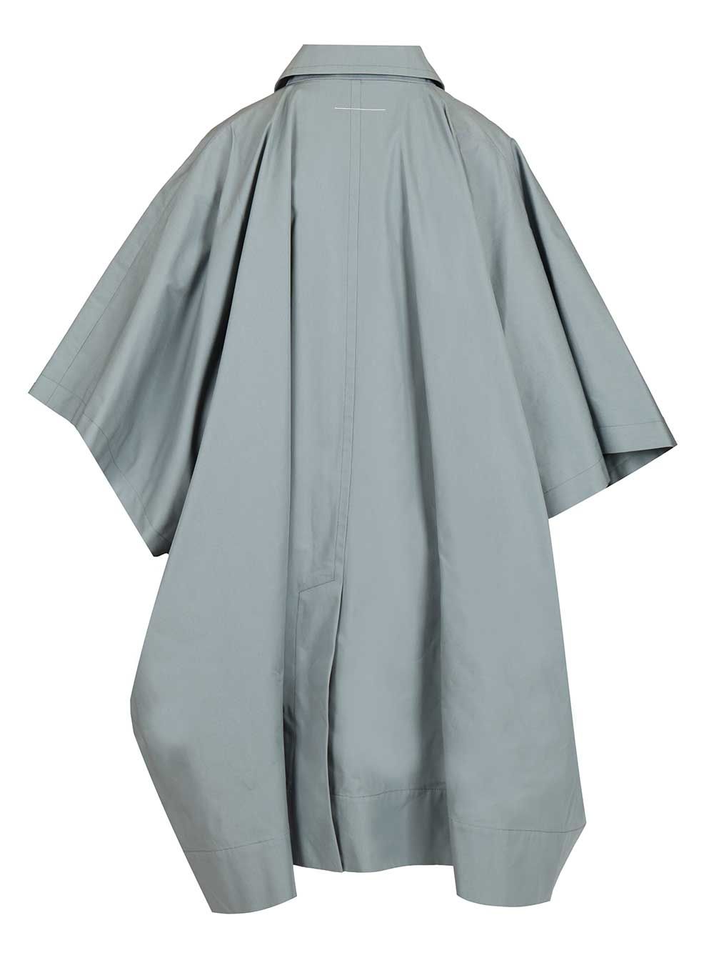 Mm6 Maison Margiela Mm6 Margiela Trench Coat Coats - Blue | f5237676df8766bc667ea3cb9804ef5a208123a1