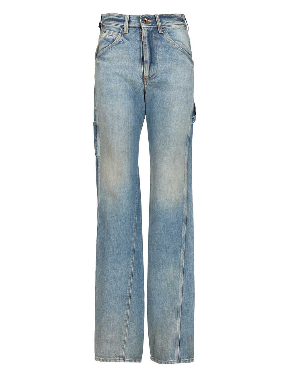 Maison Margiela Straight Leg Jeans - Blue | 50e4cba0a53fd8f1c48500867f7aad88a7bca52a